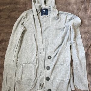 Gray cardigan medium